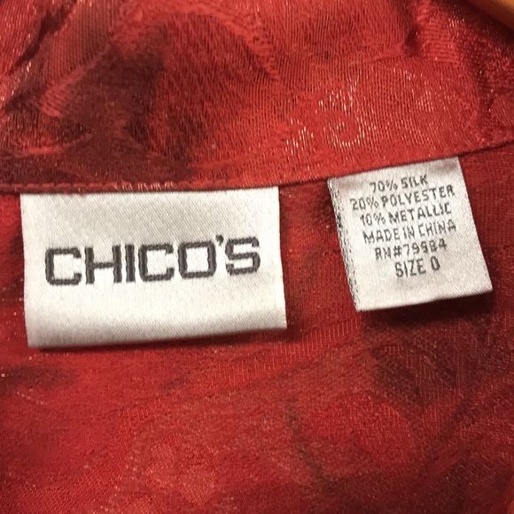 Chico’s Silk Blend Lightweight Blazer - Picture 5 of 11
